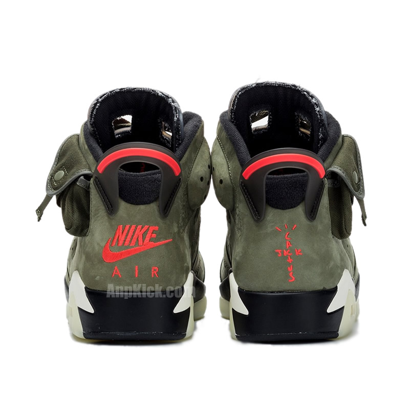 Travis Scott Air Jordan 6 Olive Cactus Jack For Sale Cn1084 200 (5) - www.newkick.vip