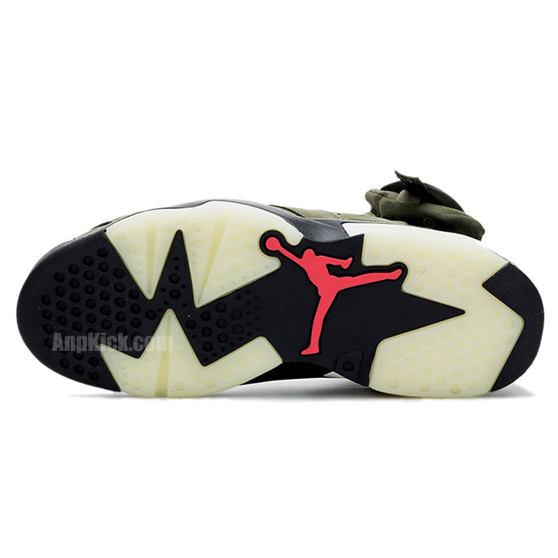 Travis Scott Air Jordan 6 Olive Cactus Jack For Sale Cn1084 200 (6) - www.newkick.vip