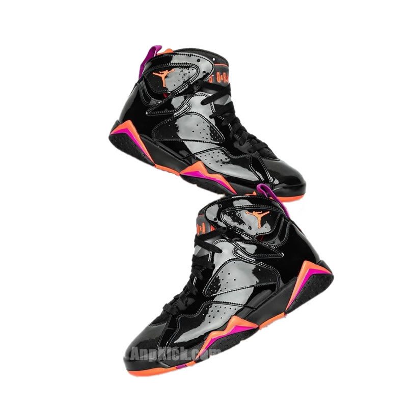Air Jordan 7 Wmns Black Patent Leather Shoes Release Date 313358 006 (5) - www.newkick.vip