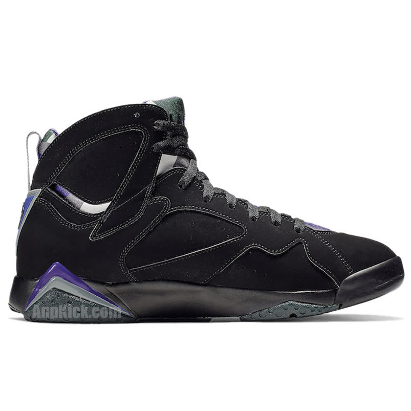 Air Jordan Retro 7 Ray Allen Pe Black And Purple 304775 053 (2) - www.newkick.vip