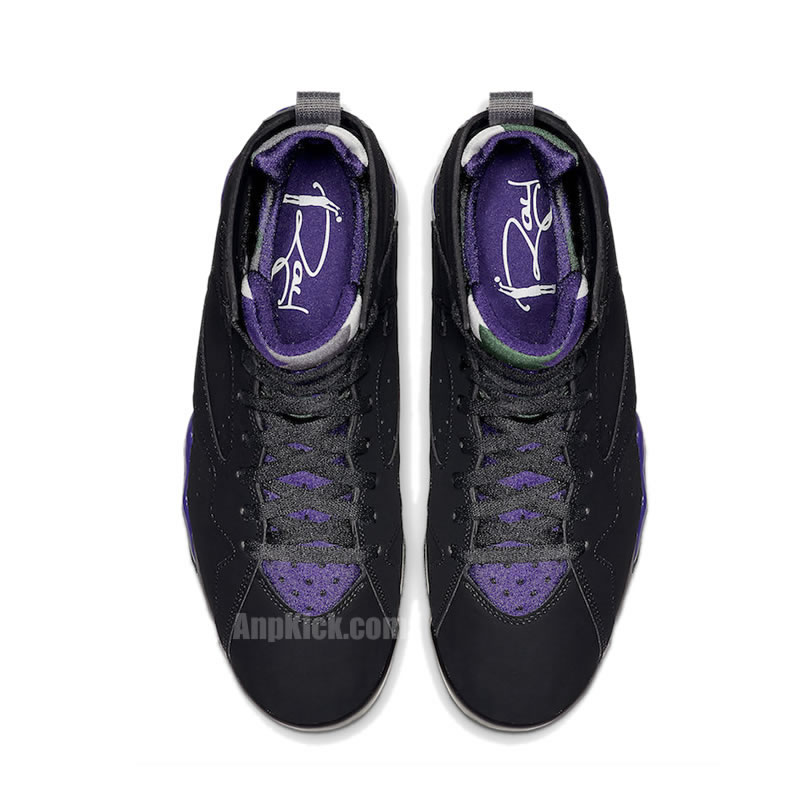 Air Jordan Retro 7 Ray Allen Pe Black And Purple 304775 053 (4) - www.newkick.vip