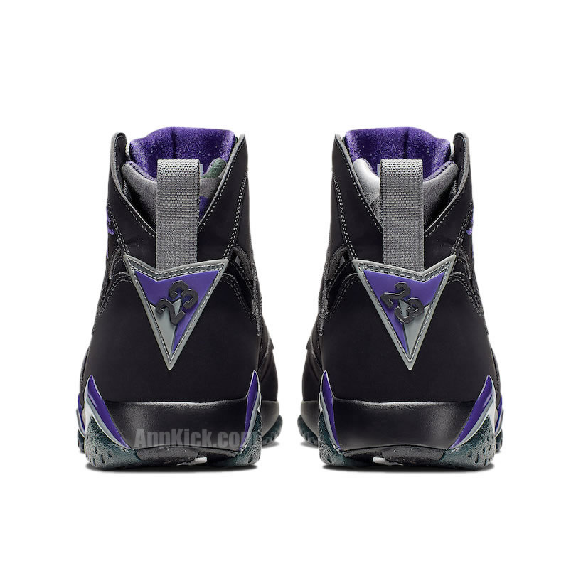 Air Jordan Retro 7 Ray Allen Pe Black And Purple 304775 053 (5) - www.newkick.vip