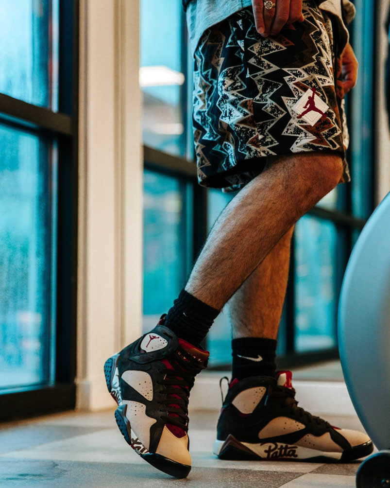 Patta Air Jordan 7 Og Sp Mahogany On Feet Price Release Date At3375 200 (5) - www.newkick.vip
