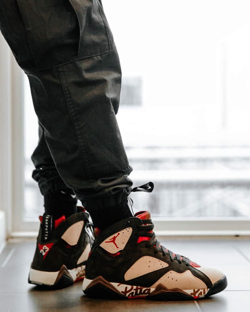Patta Air Jordan 7 Og Sp Mahogany On Feet Price Release Date At3375 200 (1) - www.newkick.vip