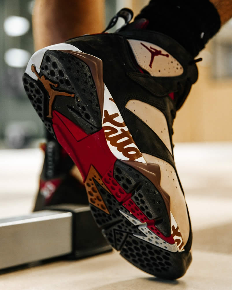 Patta Air Jordan 7 Og Sp Mahogany On Feet Price Release Date At3375 200 (6) - www.newkick.vip