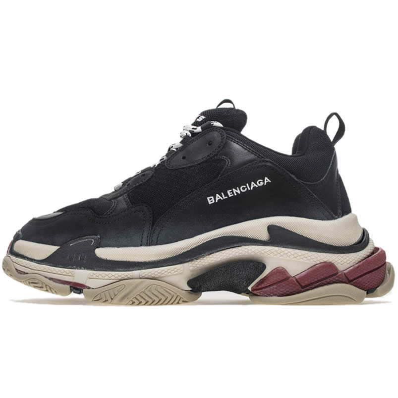 Balenciaga Triple S Sneakers Black Red Shoes 483513w06e1 1000 (1) - www.newkick.vip