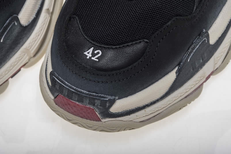 Balenciaga Triple S Sneakers Black Red Shoes 483513w06e1 1000 (11) - www.newkick.vip