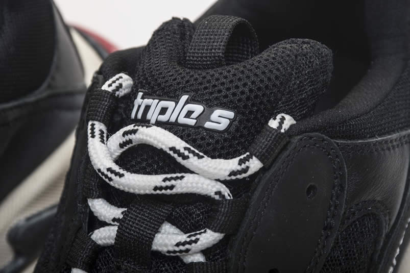 Balenciaga Triple S Sneakers Black Red Shoes 483513w06e1 1000 (12) - www.newkick.vip