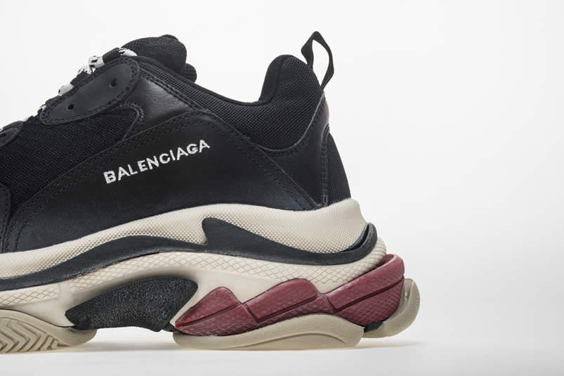 Balenciaga Triple S Sneakers Black Red Shoes 483513w06e1 1000 (9) - www.newkick.vip