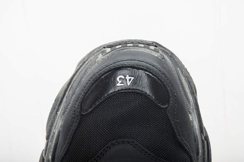 Balenciaga Triple S Sneakers Black Shoes 512176w09o1 1000 (14) - www.newkick.vip