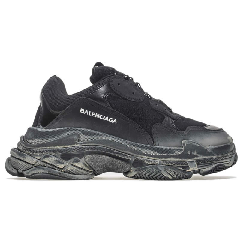 Balenciaga Triple S Sneakers Black Shoes 512176w09o1 1000 (2) - www.newkick.vip