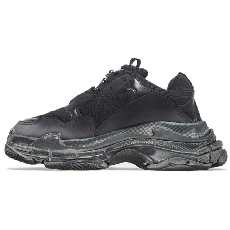 Balenciaga Triple S Sneakers Black Shoes 512176w09o1 1000 (3) - www.newkick.vip