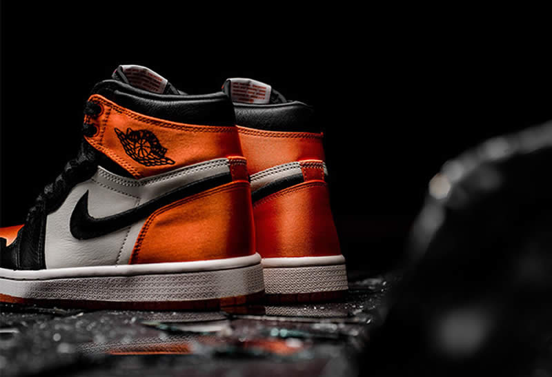 air jordan 1 retro satin orange shattered backboard for sale
