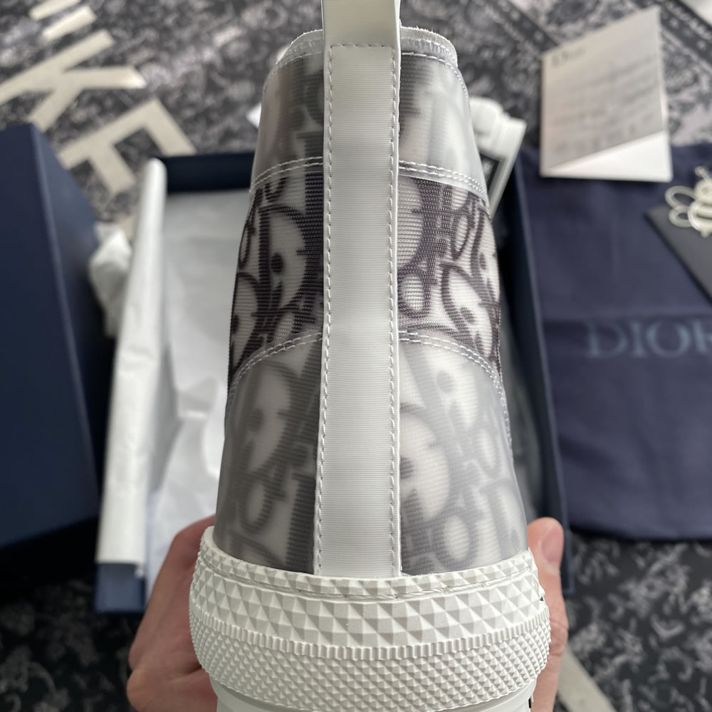 B23 Dior Oblique Shoes White Black (12) - www.newkick.vip