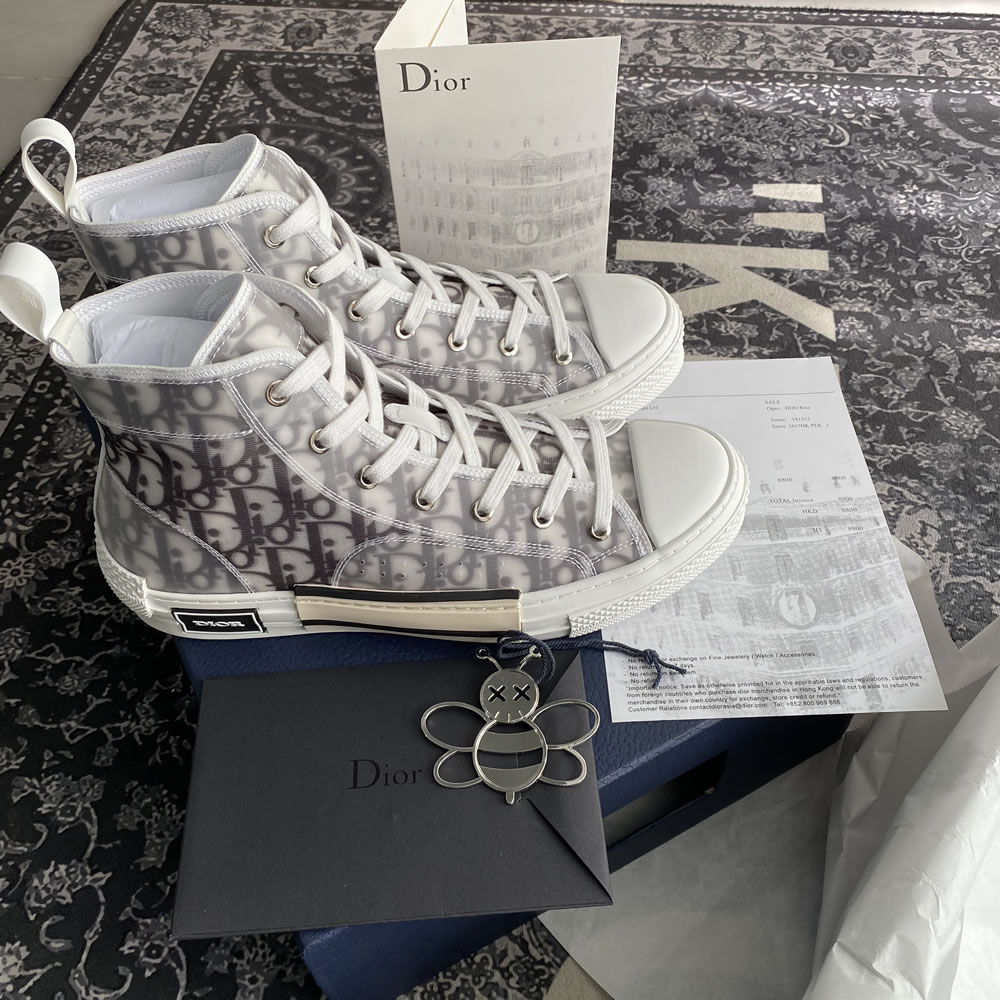 B23 Dior Oblique Shoes White Black (14) - www.newkick.vip