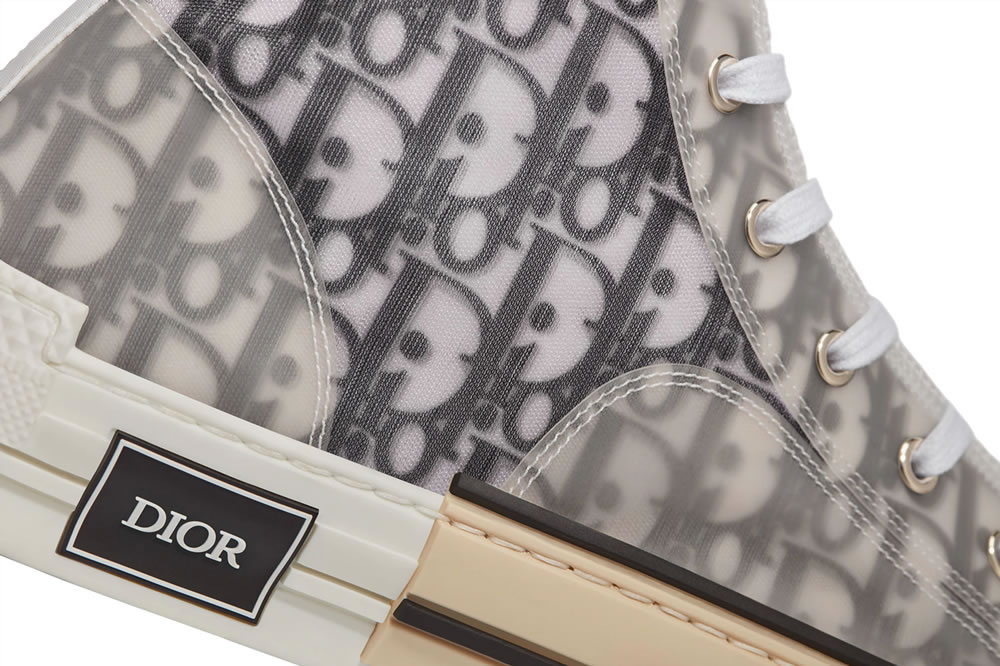 B23 Dior Oblique Shoes White Black (6) - www.newkick.vip