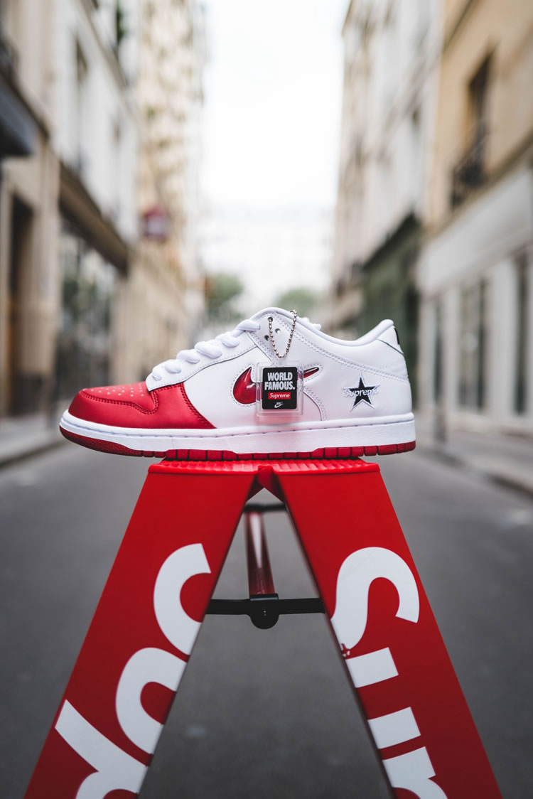 Supreme Nike Sb Dunk Low Red White 2019 Shoes Ck3480 600 (13) - www.newkick.vip
