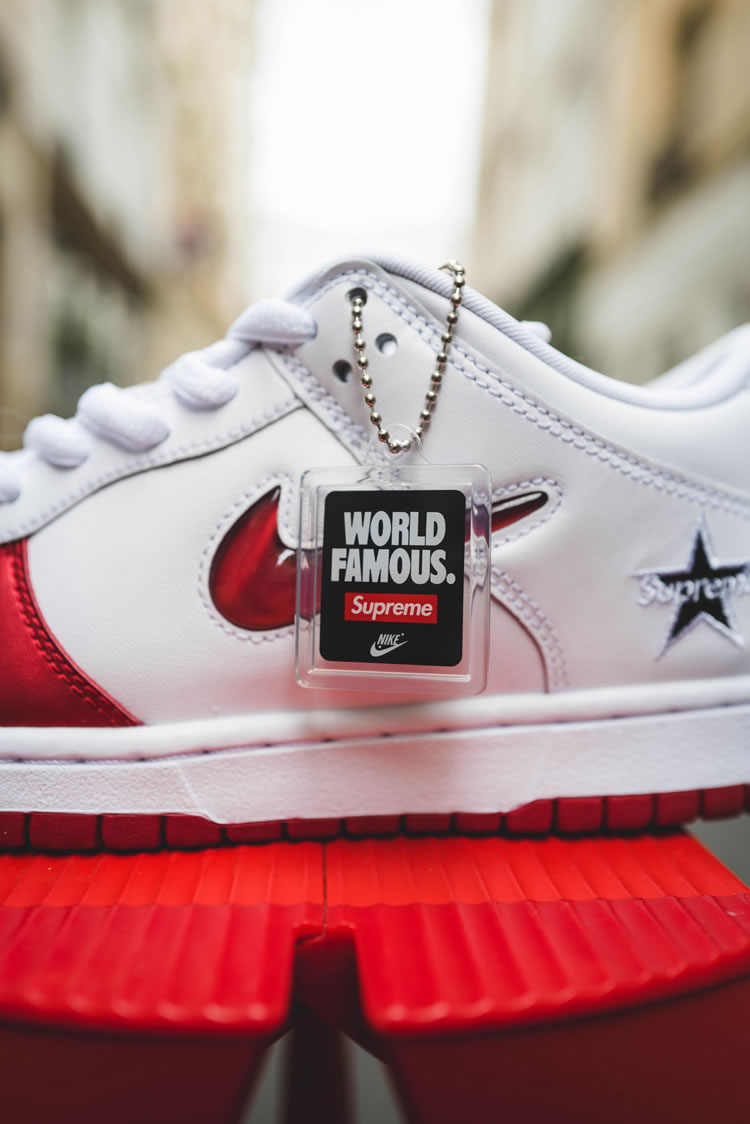Supreme Nike Sb Dunk Low Red White 2019 Shoes Ck3480 600 (14) - www.newkick.vip