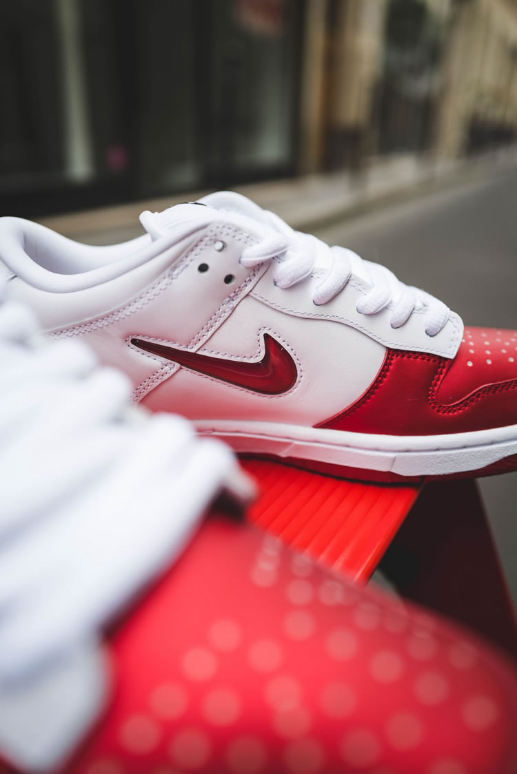 Supreme Nike Sb Dunk Low Red White 2019 Shoes Ck3480 600 (15) - www.newkick.vip