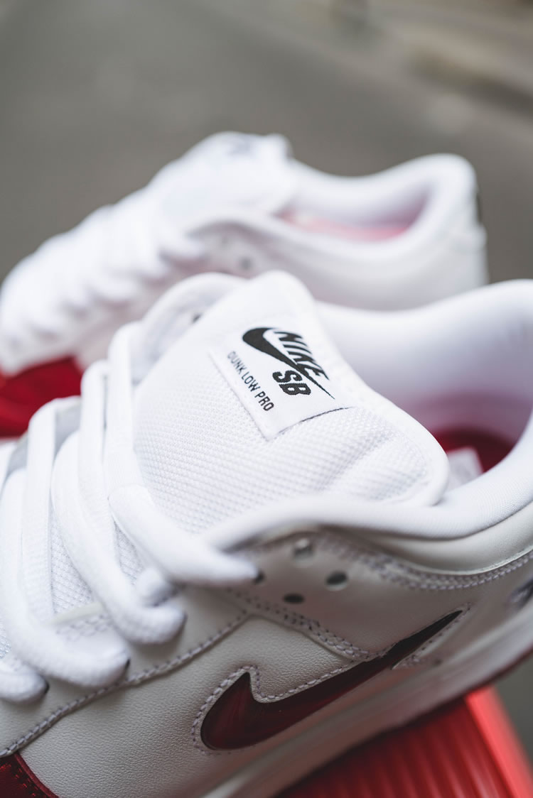 Supreme Nike Sb Dunk Low Red White 2019 Shoes Ck3480 600 (16) - www.newkick.vip