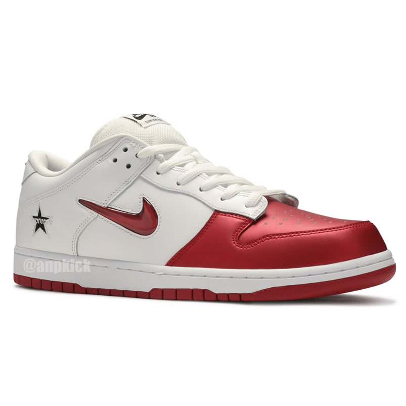 Supreme Nike Sb Dunk Low Red White 2019 Shoes Ck3480 600 (3) - www.newkick.vip