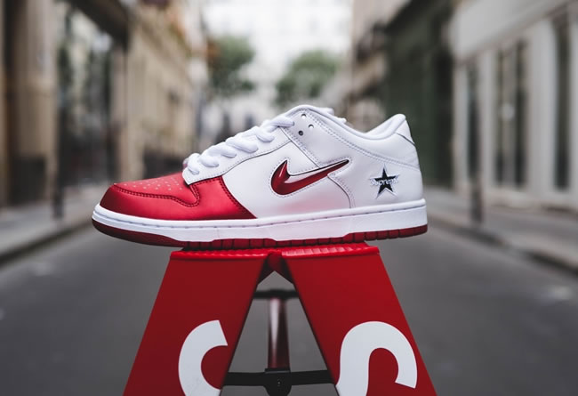 Supreme Nike Sb Dunk Low Red White 2019 Shoes Ck3480 600 (6) - www.newkick.vip