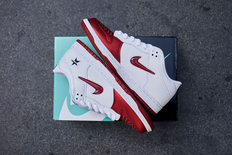 Supreme Nike Sb Dunk Low Red White 2019 Shoes Ck3480 600 (7) - www.newkick.vip