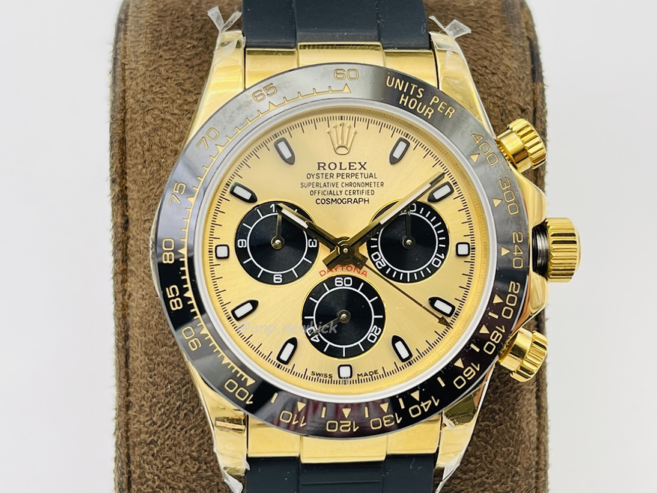 Rolex Daytona Champagne Colour And Black 116518ln 0048 (3) - www.newkick.vip