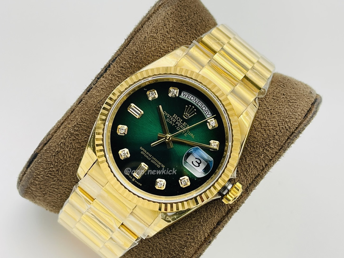 Rolex Day Date Olive Green 128238 0069 (10) - www.newkick.vip
