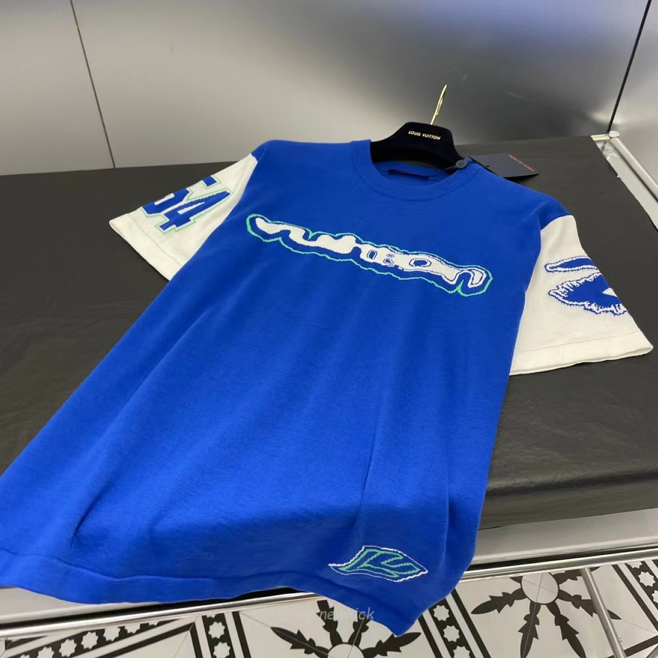 Louis Vuitton Short Sleeved Cotton Intarsia Crewneck 1abxyr (13) - www.newkick.vip