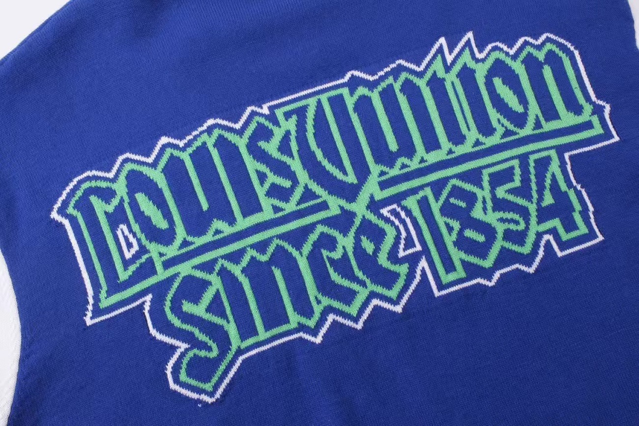 Louis Vuitton Short Sleeved Cotton Intarsia Crewneck 1abxyr (7) - www.newkick.vip