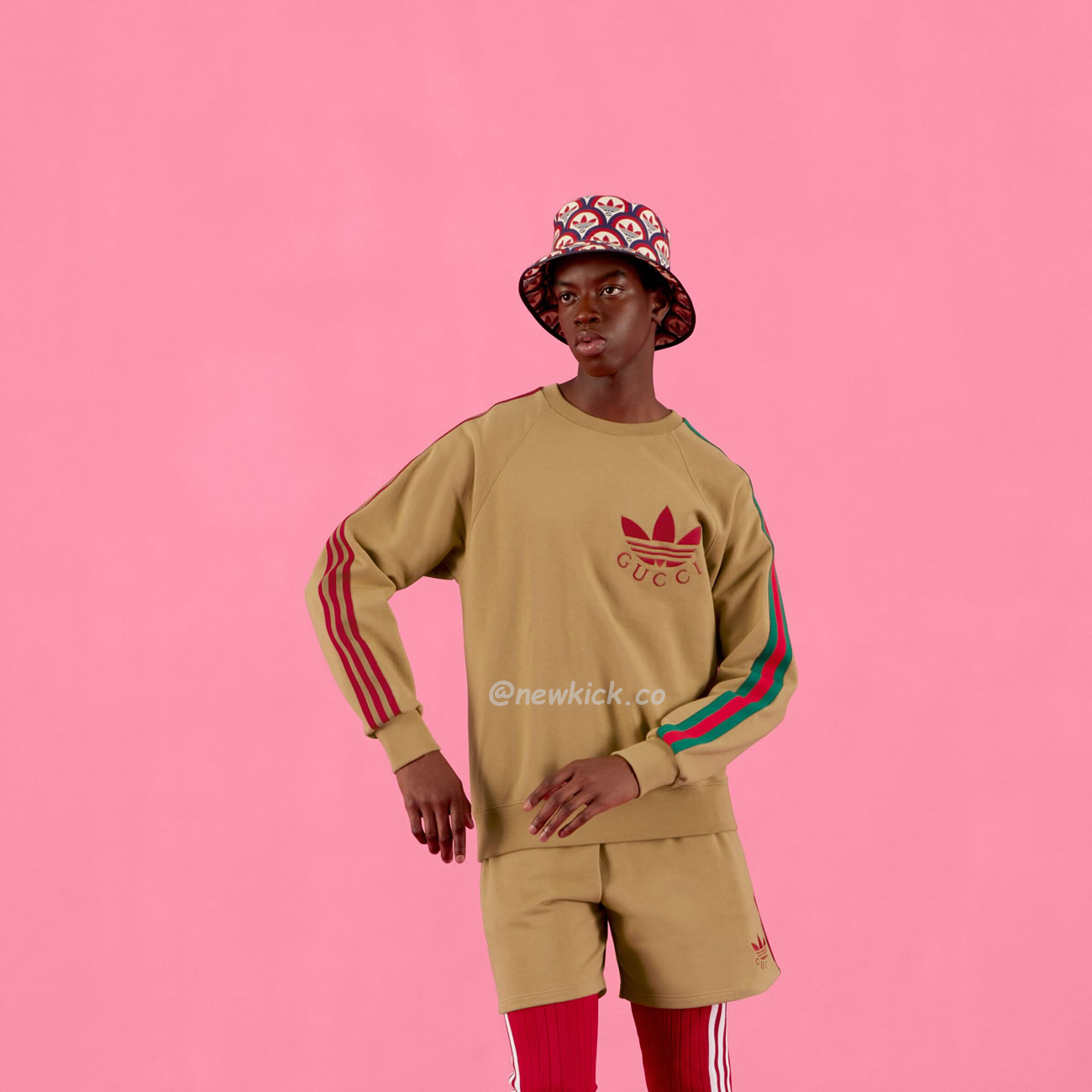 Adidas X Gucci Knitted Cotton Sweater 691638 Xjeml 2184 (9) - www.newkick.vip
