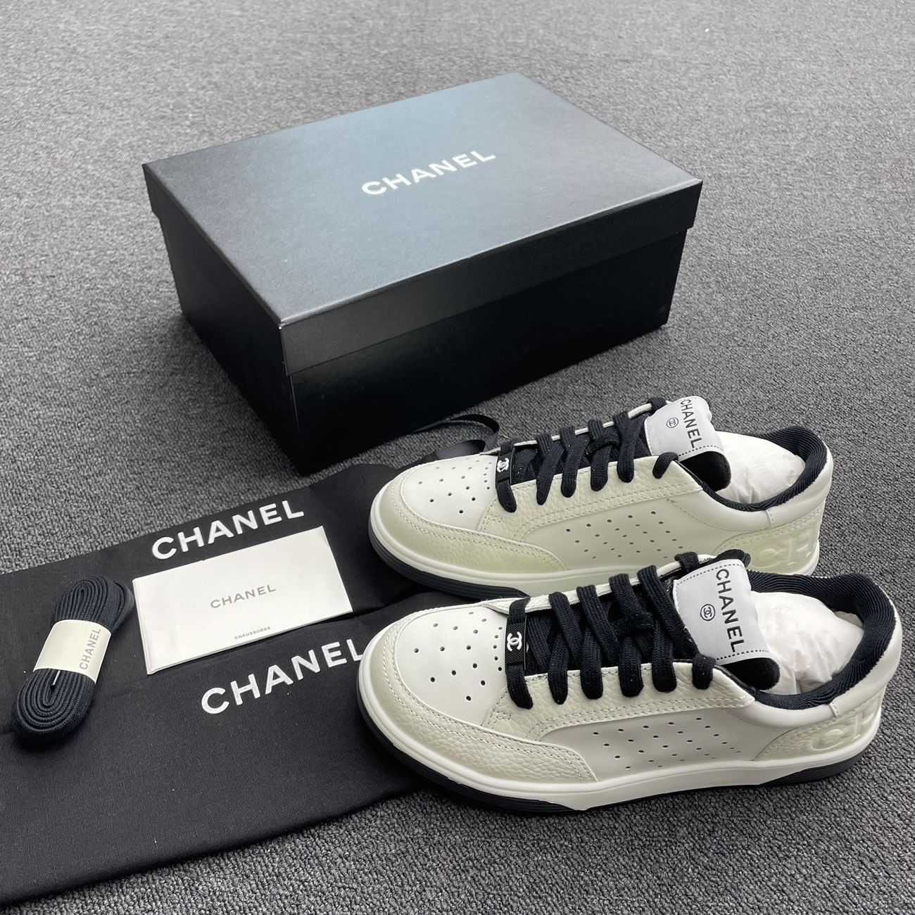 Chanel 22p Trainer White Black Burgundy Light Pink Blue (28) - www.newkick.vip