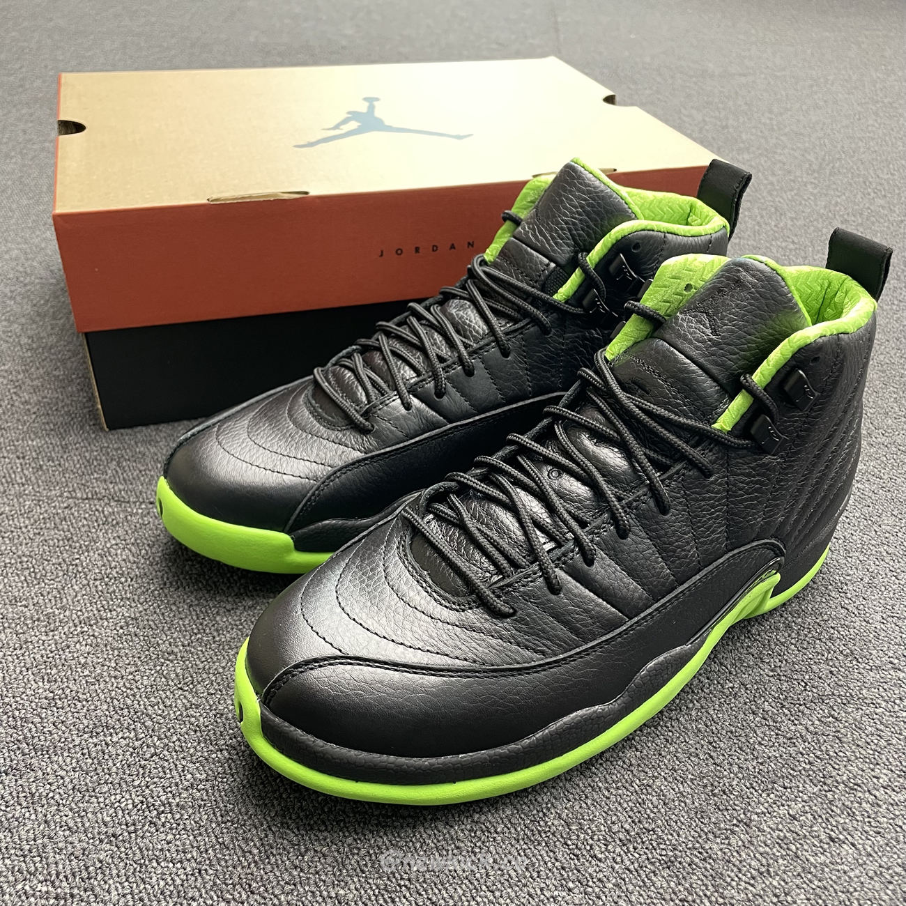 Air Jordan 12 Retro Black Green 280days Of Flight (5) - www.newkick.vip