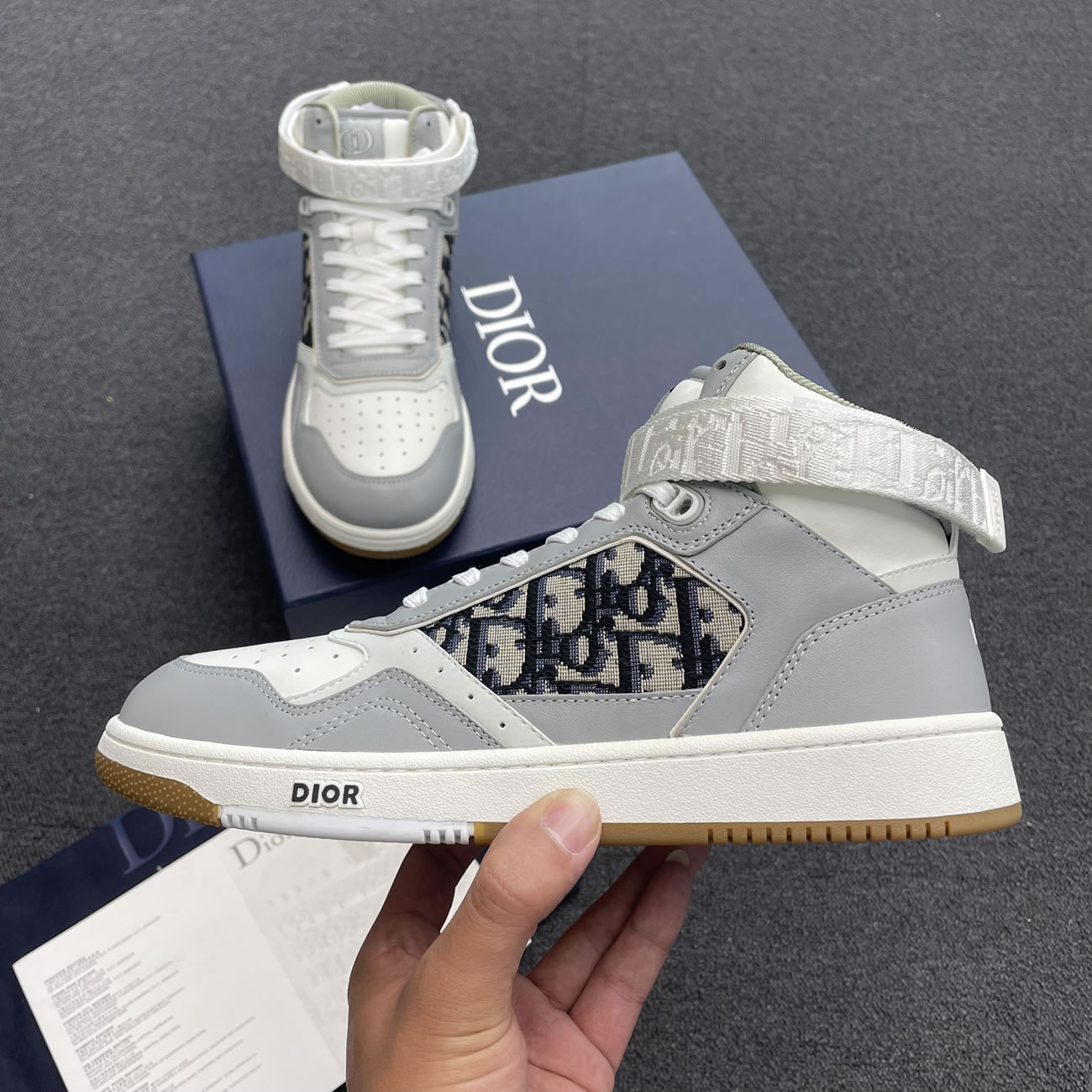 Dior B27 High Gray White 3sh132zir H165 (7) - www.newkick.vip