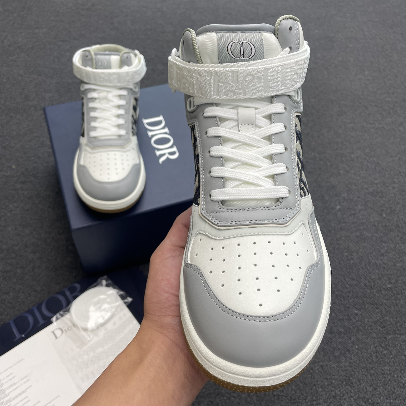 Dior B27 High Gray White 3sh132zir H165 (9) - www.newkick.vip