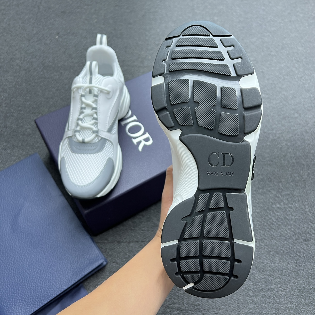 Dior B22 White Silver 3sn231yjg H000 (3) - www.newkick.vip