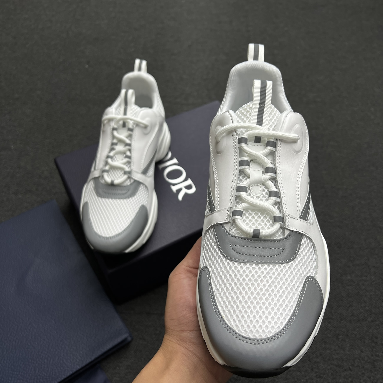Dior B22 White Silver 3sn231yjg H000 (7) - www.newkick.vip