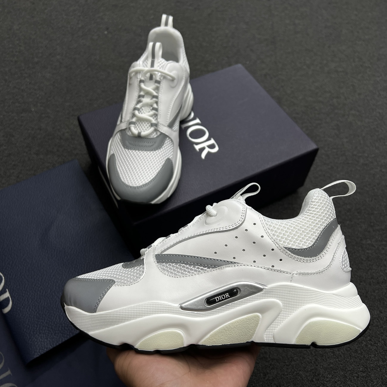 Dior B22 White Silver 3sn231yjg H000 (8) - www.newkick.vip