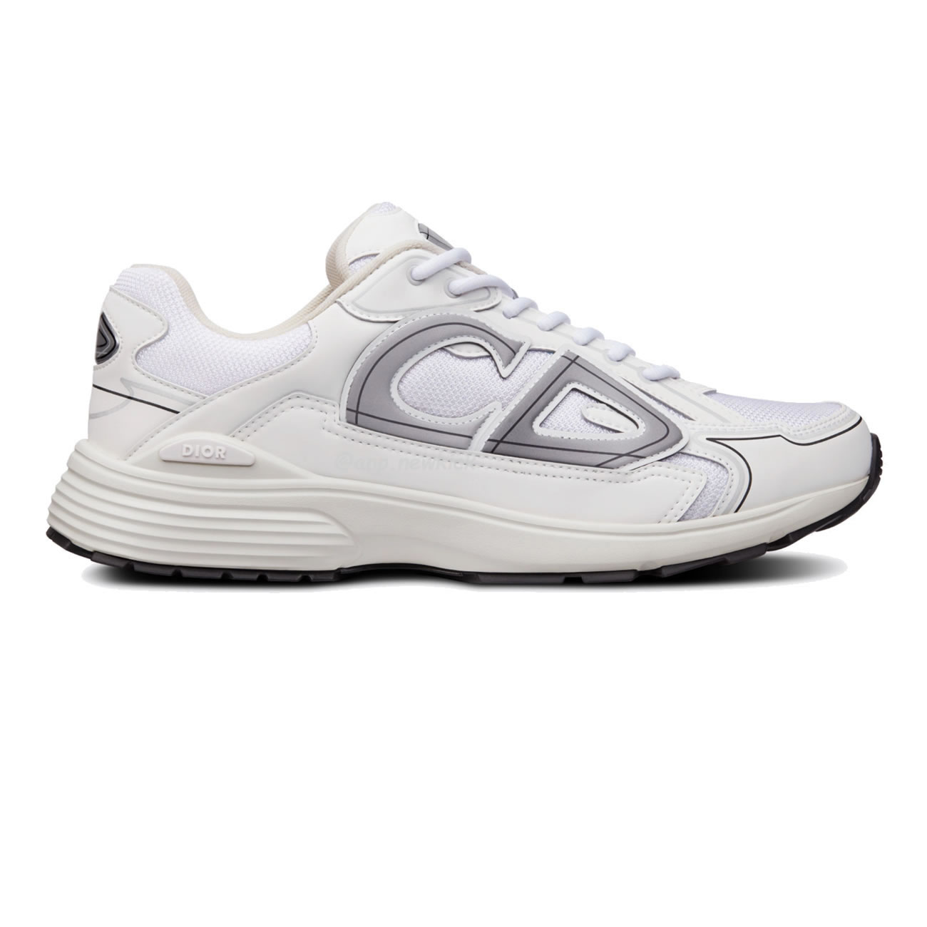 Dior B30 Microfiber Mesh White Grey 3sn279zndh000 (1) - www.newkick.vip