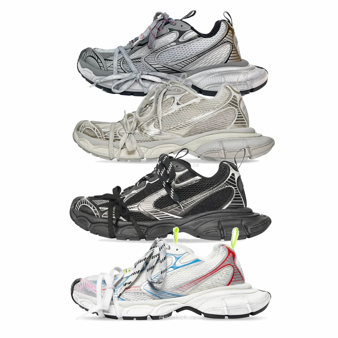 Balenciaga Black 2023 3xl Trainers Grey (1) - www.newkick.vip