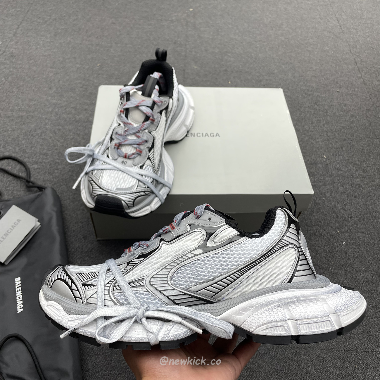 Balenciaga Black 2023 3xl Trainers Grey (4) - www.newkick.vip