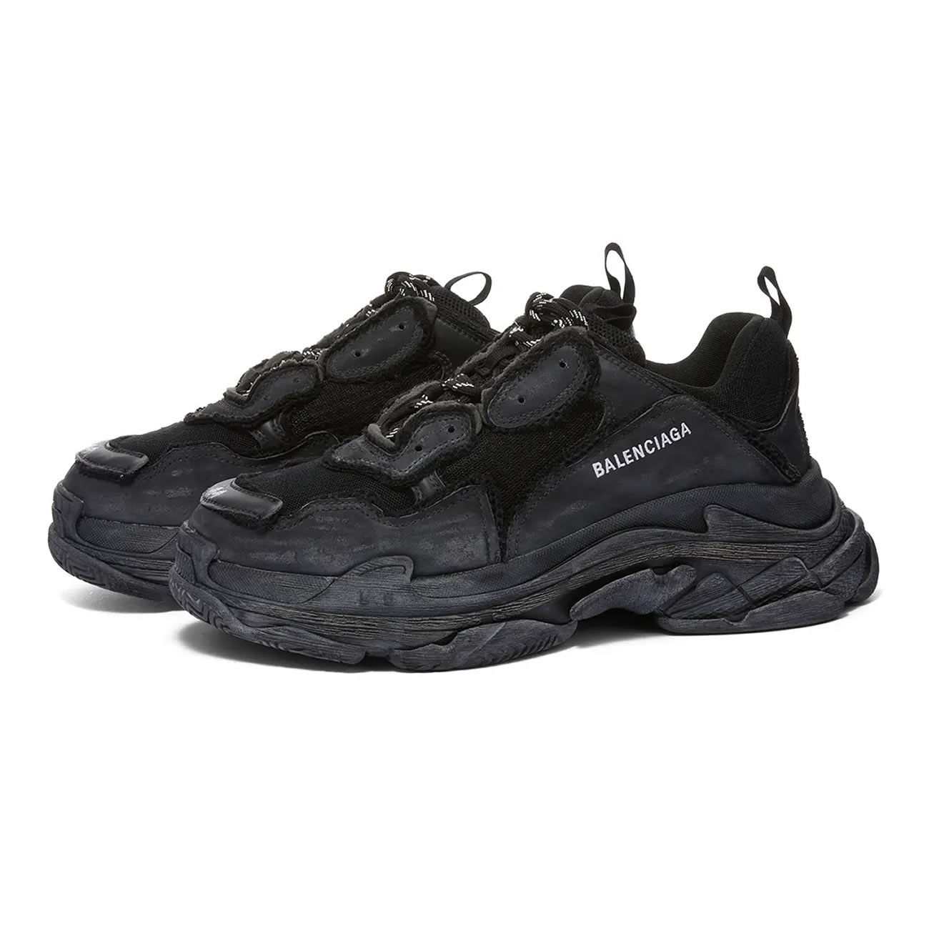 Balenciaga Triple S Triple Black 2018 Reissue Pre Distressed 512176 W09o1 1000 (10) - www.newkick.vip Balenciaga Triple S Triple Black 2018 Reissue Pre Distressed 512176 W09o1 1000 (10) - www.newkick.vip