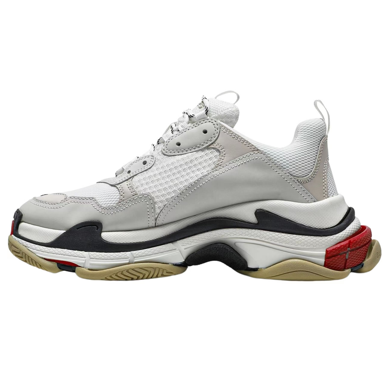 Balenciaga Triple S White Black Red 533882w09e19000 (6) - www.newkick.vip