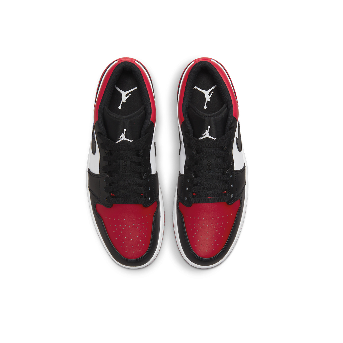 Air Jordan 1 Low Bred Toe 553558 612 (4) - www.newkick.vip