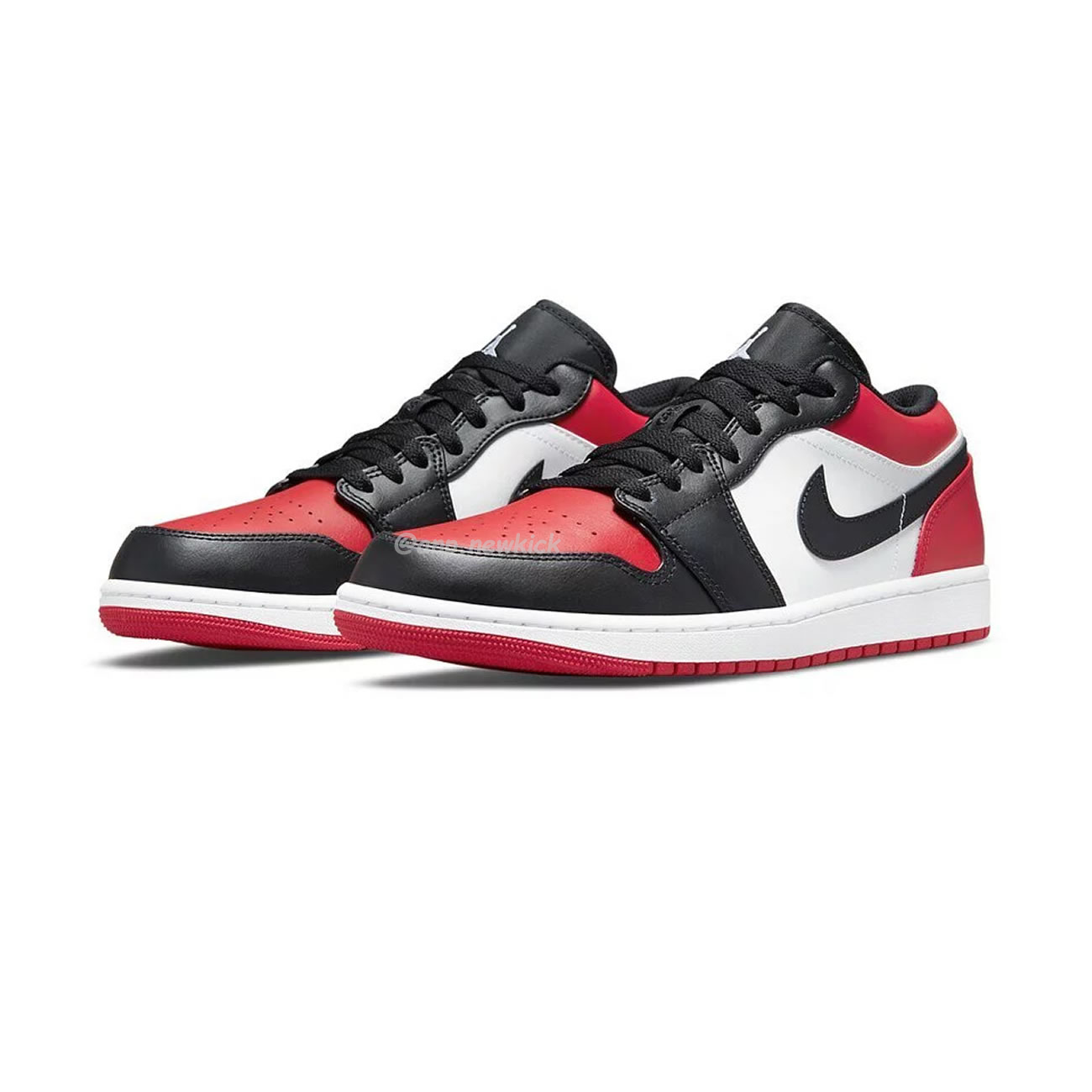 Air Jordan 1 Low Bred Toe Gs 553560 612 (8) - www.newkick.vip