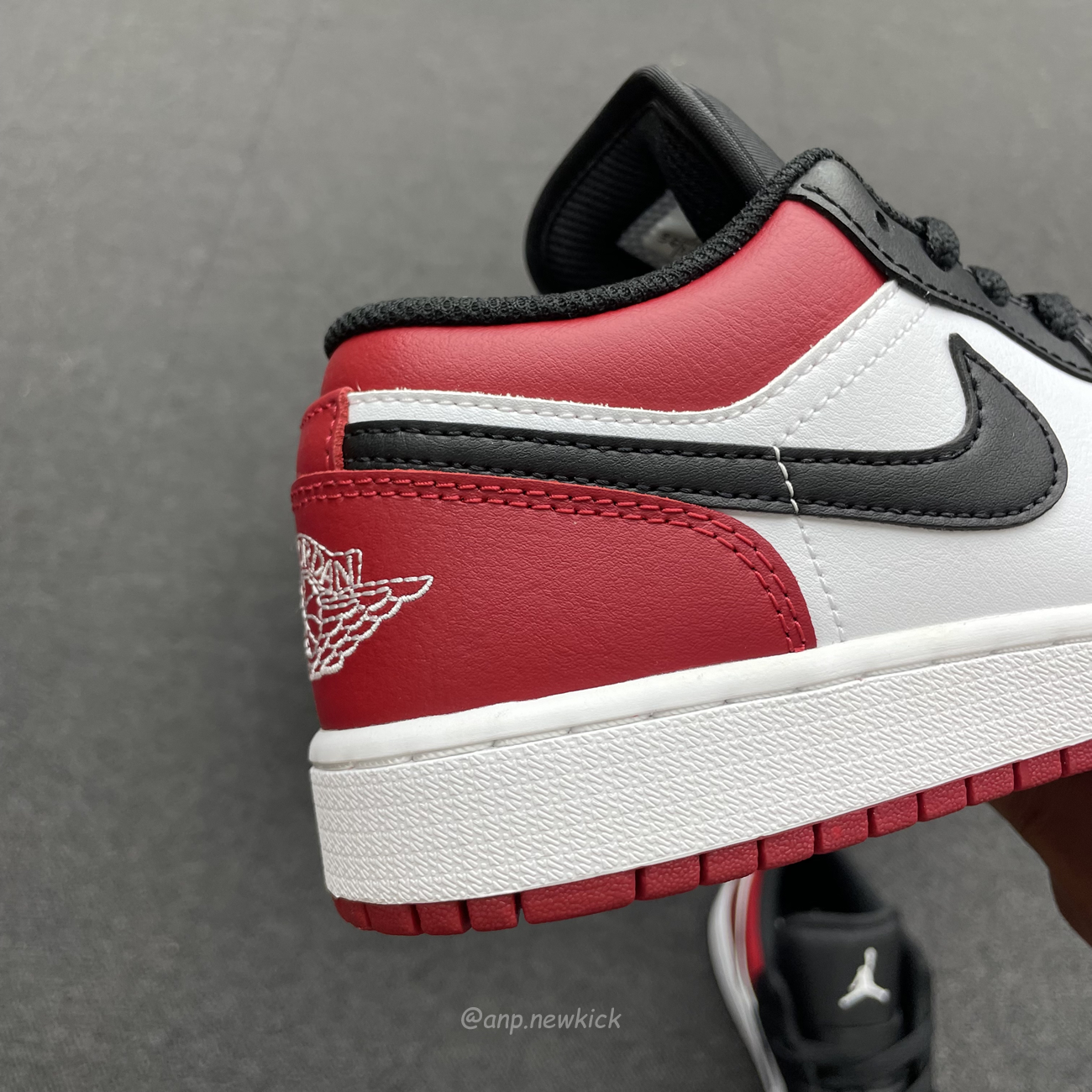 Air Jordan 1 Low Bred Toe Gs 553560 612 (6) - www.newkick.vip