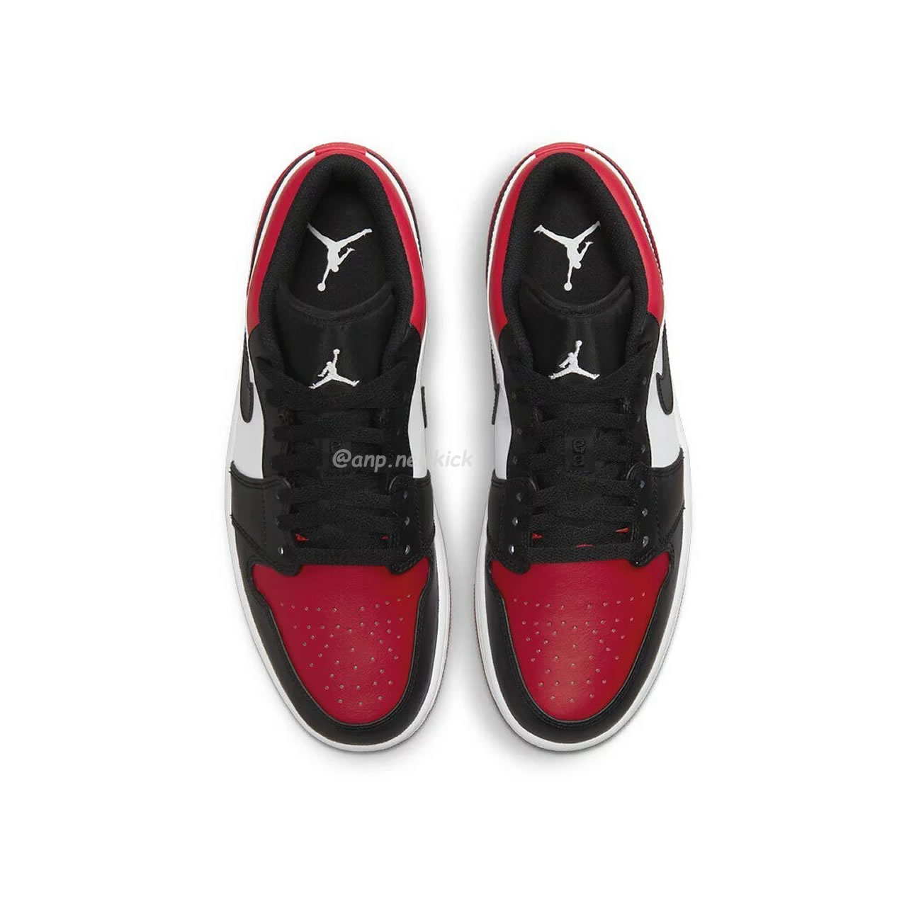 Air Jordan 1 Low Bred Toe Gs 553560 612 (9) - www.newkick.vip