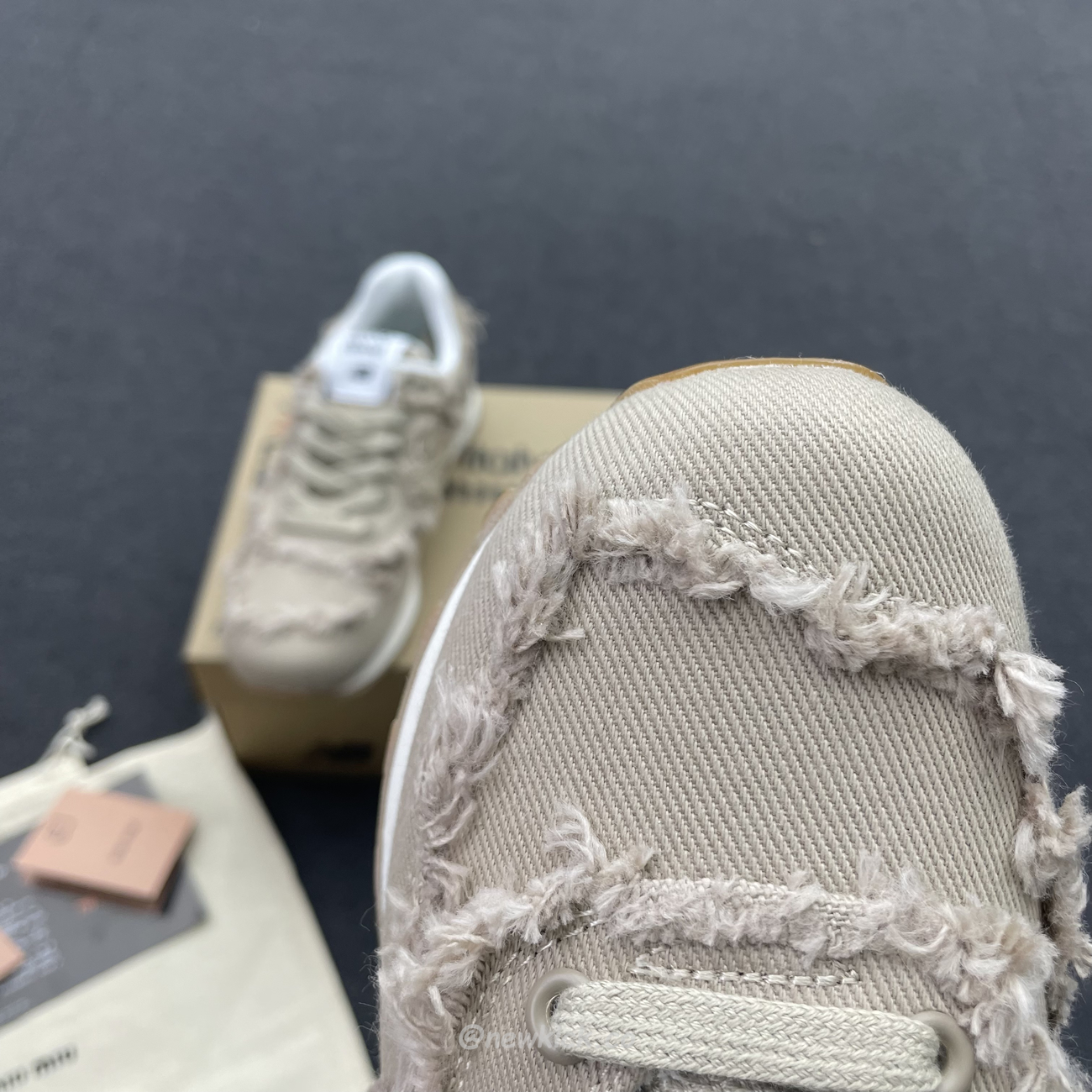 New Balance 574 Miu Miu Denim Colonial Beige (8) - www.newkick.vip