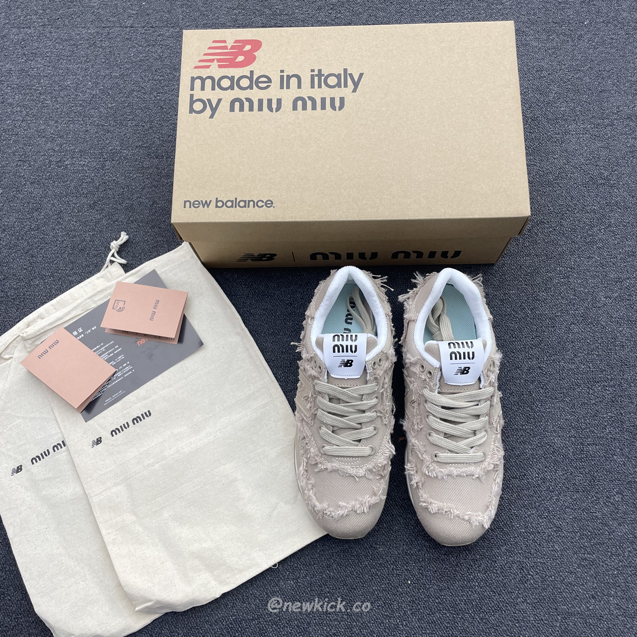 New Balance 574 Miu Miu Denim Colonial Beige (2) - www.newkick.vip